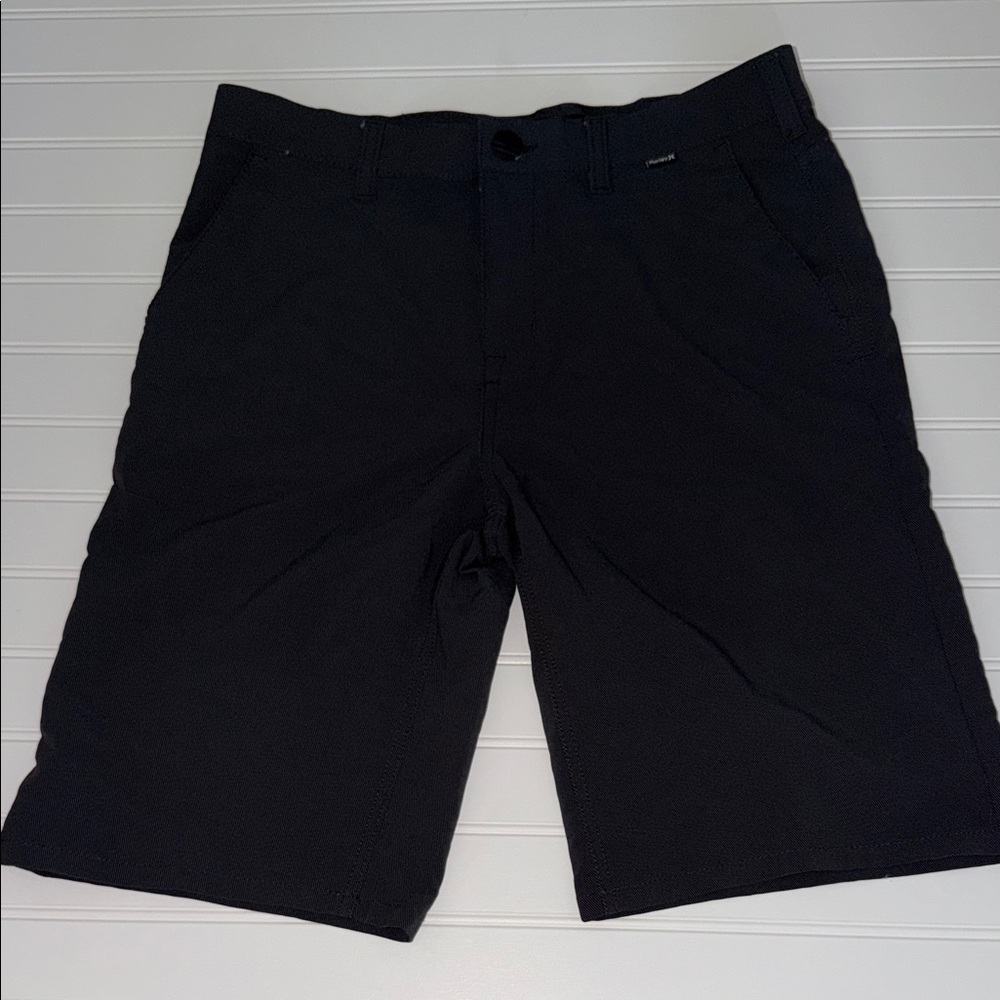 Boys Hurley Shorts Size 20 Black Stretch Performance X20 Dri